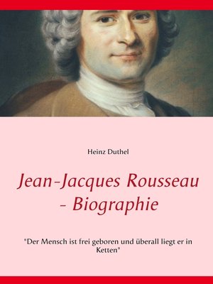 cover image of Jean-Jacques Rousseau--Biographie